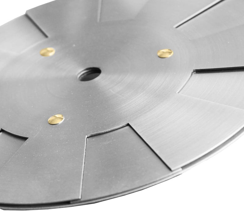 Arborea Chopper Cymbal 10" Silver Alloy Special Effects Cymbals Clap Stack Cymbal for Drummer - Image 3